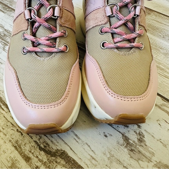 anthropologie See By Chloé Casey pink High Top Platform Hiker Sneakers sz 37 - Picture 5 of 13